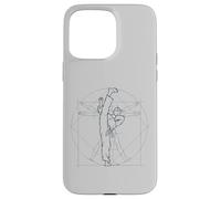 Roundhouse Kick Vitruvian Man Tae-Kwon-Do Case for iPhone 15 Pro Max