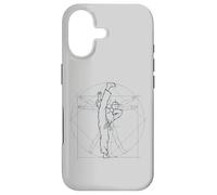 Roundhouse Kick Vitruvian Man Tae-Kwon-Do Case for iPhone 17