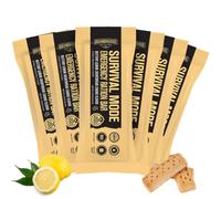 Roundhouse Provisions by Chuck Norris Emergency Food Bars - High Calorie Lemon Shortbread, 14 Vitamins & Minerals - Whole Grain Sorghum, 5-Year Shelf Life - Survival Rations for Crisis & Adventure