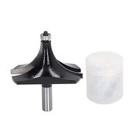 Roundover Router Bit 1/2in Shank 1/2x3 1/2 Tungsten Carbide Round Over Cutter Tool Efficient Work for Woodworking