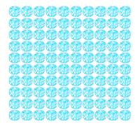 Rounds Corner Six Sided Dices Bulk Pack Of 100 Assorted Color 12mm Acrylics Cubes With Number Dots For Kids Use Acrylic Set