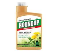 Roundup Natural Weed Control Concentrate - 1L - Glyphosate-Free - Fast-Acting Weed Killer - Weed Preventer