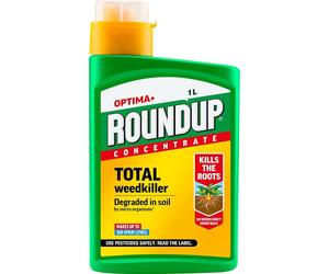 Roundup Optima Plus 1L Concentrate Kills Tough Weeds and Roots on Paths Patios