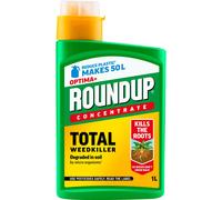 Roundup Optim Total Weedkiller, Concentrate, 1 Litre