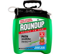 Roundup Path Weedkiller 5 Litre Pump 'N Go Refill, Ready to Use, Green