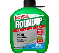 Roundup Path Weedkiller, Ready to Use, Refill for Pressure Sprayer, 5 Litre, Green