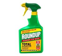 Roundup Total Weed Control, Fast-Acting Formula, Root-Level Action, Long-Lasting, Precise Application, Ideal for Gardens, Lawns, Driveways & Outdoor Spaces, 20% Extra Free, 1L (Pack of 1)