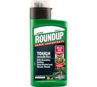 Roundup Tough Concentrate Weedkiller 500ml - Powerful Systemic Weed Killer for Deep-Rooted Weeds, Brambles, Nettles, and Woody Plants - Fast Acting Formula for Gardens, Paths, and Driveways