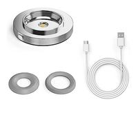 Rounkin Solar Watch Fast Charger-Watch Solar Charger Metal Base, Fast Heat Dissipation, Solar Power Portable Charger, Suitable for Casio/Citizen/Seiko/Garmin Solar Watch (Silvery)