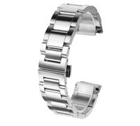 ROUREOX 20MM Solid Metal Deployment Watch Bracelet, Men's Stainless Steel Replacement Watch Strap for Tissot 1853 PRS 516 T044.417.21.041.00-Silver 20MM