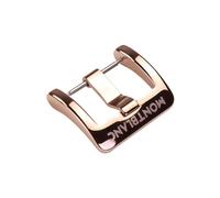 ROUREOX 20mm Stainless Steel Watch Buckle Polished Pin Clasp Strap Connector Replacement Repair Accessory for MONTBLANC-Rose Gold 20mm