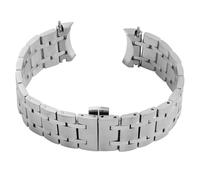 ROUREOX 22MM Men's Stainless Steel Curved End Watch Strap，Folding Buckle Metal Deployment Watch Band for Tissot 1853 Le Locle T139.407-Silver 22MM