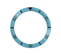 ROUREOX 24-Hour Ceramic Bezel Insert 38mm Replacement 24-Click Bezel Watch Mod for Rolex GMT-Master-A1