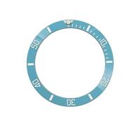 ROUREOX 24-Hour Ceramic Bezel Insert 38mm Replacement 24-Click Bezel Watch Mod for Rolex GMT-Master-A2