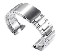 ROUREOX 26MM 316L Stainless Steel Replacement Watch Band, Men's Curved End Watch Bracelet for Diesel DZ4318/DZ4323/DZ4283/DZ4309-Silver 26MM
