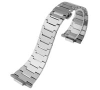 ROUREOX 27 * 12MM Men's Metal Replacement Watch Strap, Stainless Steel Protruding End Watch Band for Tissot PRX Super Player Ref.T137410-Silver 27 * 12MM