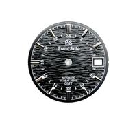 ROUREOX 28.5mm GMT Watch Dial Textured Pattern Face Fit NH34 NH35 Automatic Movement Modding Parts Replacement for Grand Seiko - 2 28.5MM