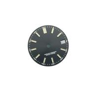 ROUREOX 28.5mm Watch Dial BGW9 Blue Luminous Applied Indices Face Fit NH35 4R35 Automatic Movement Modding for Rolex/Seiko - 10 28.5MM
