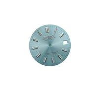 ROUREOX 28.5mm Watch Dial BGW9 Blue Luminous Applied Indices Face Fit NH35 4R35 Automatic Movement Modding for Rolex/Seiko - 19 28.5MM