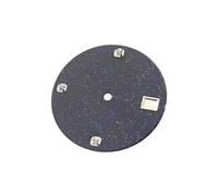 ROUREOX 28.5mm Watch Dial Blue Goldstone Aventurine Starry Night Face Fit NH35 NH36 Automatic Movement Modding Parts for Rolex/Seiko - 2 28.5MM