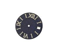 ROUREOX 28.5mm Watch Dial Blue Goldstone Aventurine Starry Night Face Fit NH35 NH36 Automatic Movement Modding Parts for Rolex/Seiko - 7 28.5MM