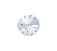 ROUREOX 28.5mm Watch Dial Day Date Window Green Luminous Applied Indices Fit NH36 4R36 Automatic Movement Modding Parts for Seiko 5 Sports - 6 28.5MM