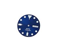 ROUREOX 28.5mm Watch Dial Day Date Window Green Luminous Applied Indices Fit NH36 4R36 Automatic Movement Modding Parts for Seiko 5 Sports - 1 28.5MM
