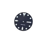 ROUREOX 28.5mm Watch Dial Day Date Window Green Luminous Applied Indices Fit NH36 4R36 Automatic Movement Modding Parts for Seiko 5 Sports - 7 28.5MM