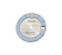 ROUREOX 28.5mm Watch Dial Horizontal Deck Pattern Green Luminous Indices Face Fit NH35 NH36 Automatic Movement Modding for King Seiko - B10 28.5MM
