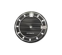 ROUREOX 28.5mm Watch Dial Horizontal Deck Pattern Green Luminous Indices Face Fit NH35 NH36 Automatic Movement Modding for King Seiko - A12 28.5MM