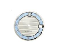ROUREOX 28.5mm Watch Dial Horizontal Deck Pattern Green Luminous Indices Face Fit NH35 NH36 Automatic Movement Modding for King Seiko - A11 28.5MM