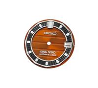 ROUREOX 28.5mm Watch Dial Horizontal Deck Pattern Green Luminous Indices Face Fit NH35 NH36 Automatic Movement Modding for King Seiko - B9 28.5MM