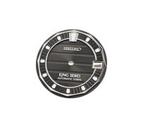 ROUREOX 28.5mm Watch Dial Horizontal Deck Pattern Green Luminous Indices Face Fit NH35 NH36 Automatic Movement Modding for King Seiko - B7 28.5MM