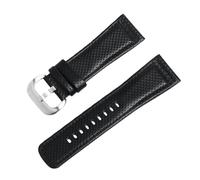 ROUREOX 28mm Perforated Leather Watch Strap Breathable Rally Racing Style Replacement Band for SEVENFRIDAY P1 P2 P3 Q1 S1 M2 M3 T1-Black