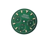 ROUREOX 29.5mm Chronograph Watch Dial Racing Style 3 Sub Dials Green Luminous Fit VK63 Quartz Movement Modding Parts for Rolex Daytona - 15 29.5MM