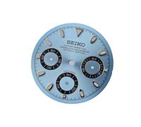 ROUREOX 29.5mm Chronograph Watch Dial Racing Style 3 Sub Dials Green Luminous Fit VK63 Quartz Movement Modding Parts for Rolex Daytona - 18 29.5MM