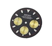 ROUREOX 29.5mm Chronograph Watch Dial Racing Style 3 Sub Dials Green Luminous Fit VK63 Quartz Movement Modding Parts for Rolex Daytona - 22 29.5MM