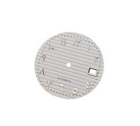 ROUREOX 29.8mm Watch Dial Horizontal Striped Pattern Luminous Arabic Numerals Fit NH35 4R35 Automatic Movement Modding Parts for Seiko/Patek Philippe - 15 29.8MM