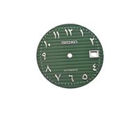 ROUREOX 29.8mm Watch Dial Horizontal Striped Pattern Luminous Arabic Numerals Fit NH35 4R35 Automatic Movement Modding Parts for Seiko/Patek Philippe - 5 29.8MM