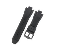 ROUREOX 29mm Silicone Watch Strap Convex Rubber Replacement Band 13mm Lug Waterproof Sports Wristbelt for Michael Kors MK8184 8729 9020-A5