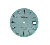 ROUREOX 29mm Watch Dial Radial Wave Texture Crystal Indices Face Fit NH35 NH36 Automatic Movement Modding Parts for Seiko Presage Cocktail Time - 15 29MM