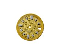 ROUREOX 30mm Watch Dial Waffle Grid Texture Green Luminous Fit NH35 NH36 Automatic Movement Modding Parts Face for Audemars Piguet Royal Oak - 3 30MM
