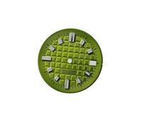 ROUREOX 30mm Watch Dial Waffle Grid Texture Green Luminous Fit NH35 NH36 Automatic Movement Modding Parts Face for Audemars Piguet Royal Oak - 5 42MM