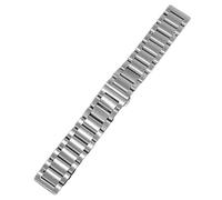 ROUREOX 316L Stainless Steel Watch Band, Straight End Metal Bracelet Replacement Wristwatch Strap for Casio Edifice EFR-303L/EQB-501/EFS-S500/EFS-530-Matte Silver 21MM