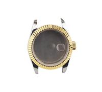 ROUREOX 31mm Women Watch Case Fluted Bezel Sapphire Crystal NH05 NH06 Movement Fit 24.2mm Dial Modding Parts for Rolex Datejust 31-2 31MM