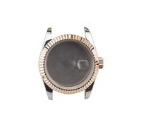 ROUREOX 31mm Women Watch Case Fluted Bezel Sapphire Crystal NH05 NH06 Movement Fit 24.2mm Dial Modding Parts for Rolex Datejust 31-1 31MM