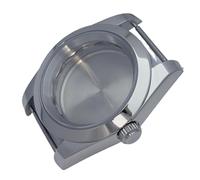 ROUREOX 36mm/39mm Smooth Bezel Watch Case Stainless Steel fits NH35 NH36 Automatic Movement Sapphire Crystal Cyclops Mod Parts for Rolex Datejust - B2 39MM