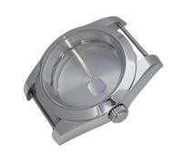 ROUREOX 36mm/39mm Smooth Bezel Watch Case Stainless Steel fits NH35 NH36 Automatic Movement Sapphire Crystal Cyclops Mod Parts for Rolex Datejust - A2 36MM