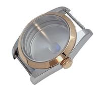 ROUREOX 36mm/39mm Smooth Bezel Watch Case Stainless Steel fits NH35 NH36 Automatic Movement Sapphire Crystal Cyclops Mod Parts for Rolex Datejust - E2 39MM