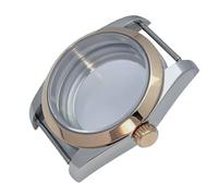 ROUREOX 36mm/39mm Smooth Bezel Watch Case Stainless Steel fits NH35 NH36 Automatic Movement Sapphire Crystal Cyclops Mod Parts for Rolex Datejust - F1 39MM